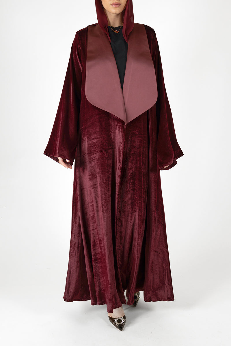 The Lubna | Maroon