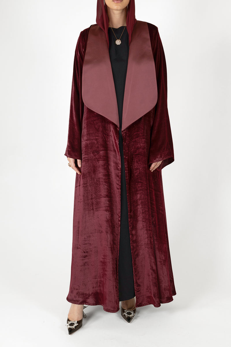 The Lubna | Maroon