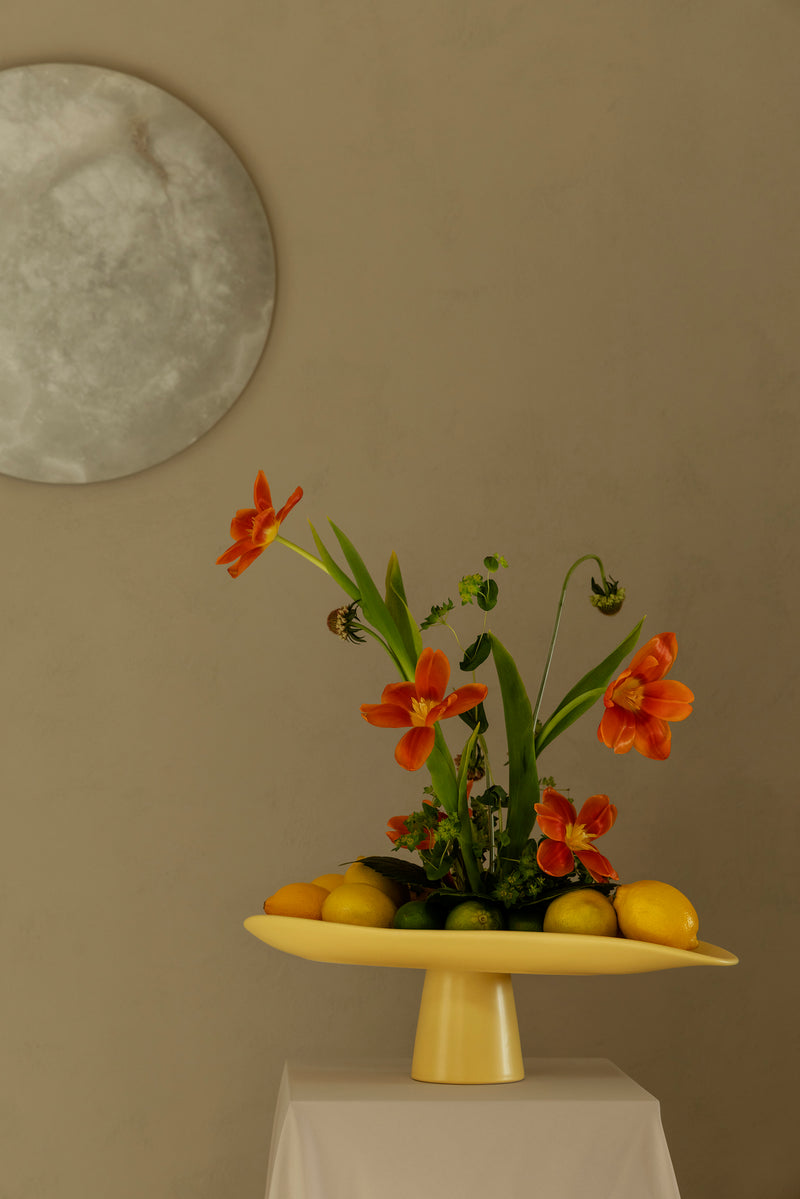 LEAF | Large Yellow Platter