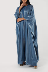 The Shamsa Abaya & Underdress | Blue