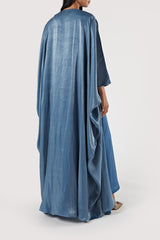 The Shamsa Abaya & Underdress | Blue