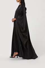 The Shamsa Abaya & Underdress | Black