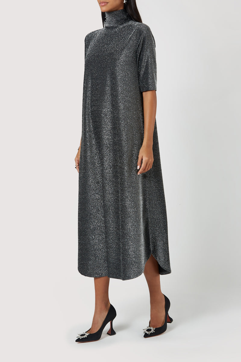 The Nouf Dress | Silver