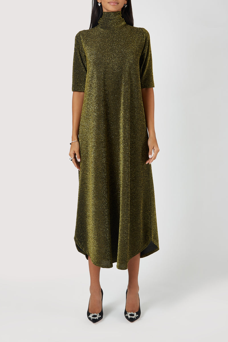 The Nouf Dress | Gold