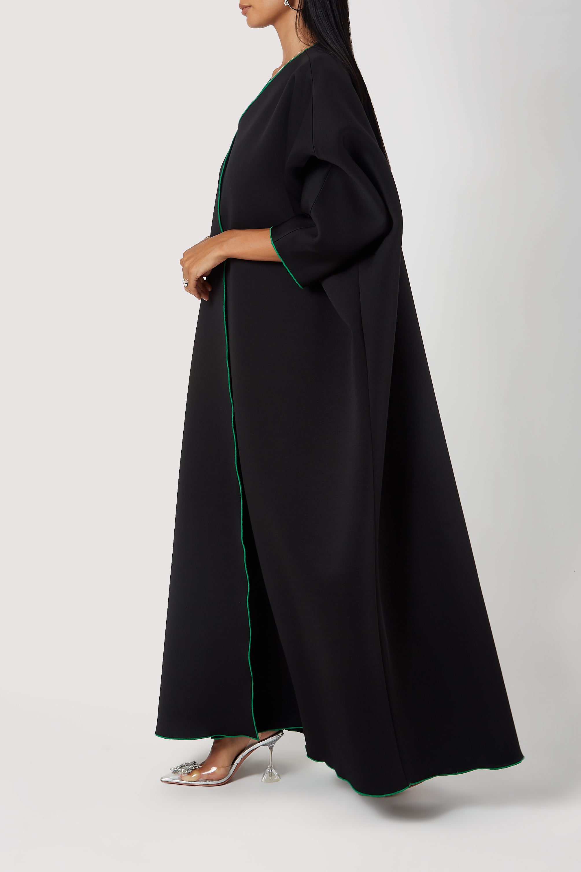 The Deema | Black with green outline – Kamin