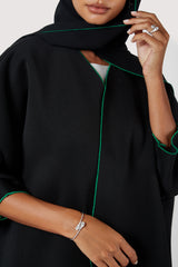 The Deema | Black with green outline